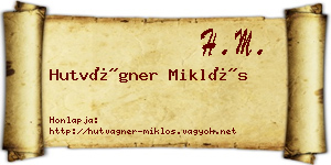 Hutvágner Miklós névjegykártya